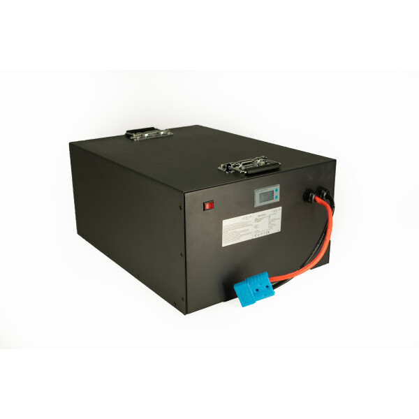 LiFePO4 Akku 48V (51,2V) 100Ah 100A Lithium-Eisen-Phosphat Batterie für Camping Boot Caravan Wohnwagen Elektromobile Golfwagen