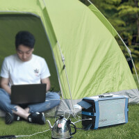 Powerstation LP1000 273000mAh  1000W Output 12V AC USB für Camping,Outdoor, mobiles Arbeiten 