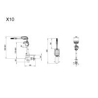 Außenborder X10 - Tiller Control Elektro Bootsmotor 6,5 kW 185 lbs (10PS)