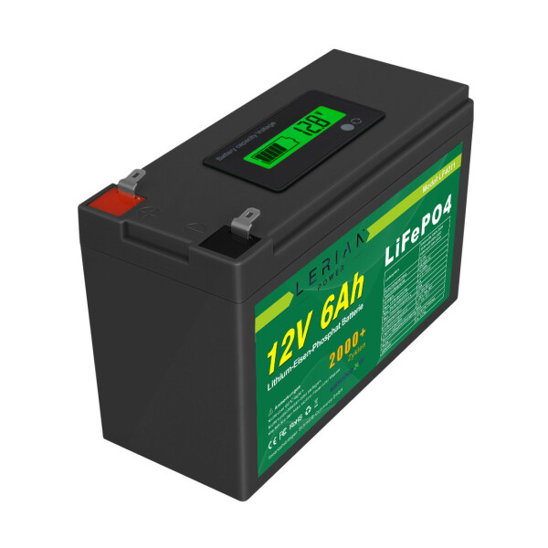 LiFePO4 Akku12V 6Ah Lithium-Eisen-Phosphat Batterie, 119,00 €