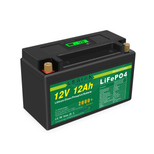 LiFePO4 Akku 12V 12Ah Lithium-Eisen-Phosphat Batterie...
