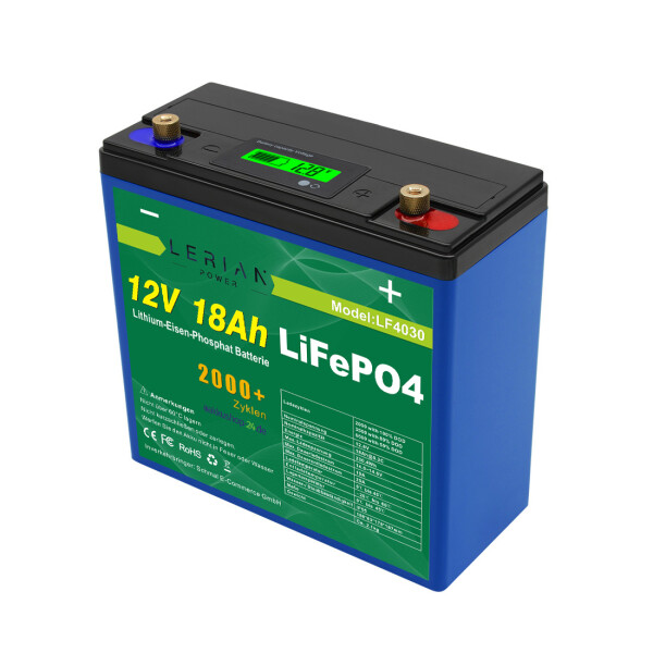 LiFePO4 Akku12V 300Ah Lithium-Eisen-Phosphat Batterie, 1.449,00 €
