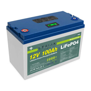LiFePO4 Akku 12V 100Ah Lithium-Eisen-Phosphat Batterie...
