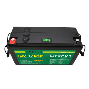 LiFePO4 Akku 12V 170Ah 150A Lithium-Eisen-Phosphat Batterie für Camping Boot Solar
