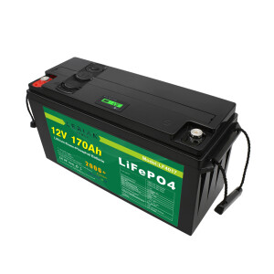 LiFePO4 Akku 12V 170Ah Lithium-Eisen-Phosphat Batterie...
