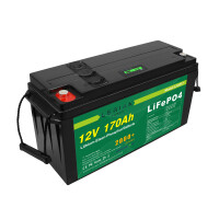 LiFePO4 Akku 12V 170Ah Lithium-Eisen-Phosphat Batterie für Camping Boot Solar 