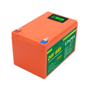 LiFePO4 Akku 24V 6Ah Lithium-Eisen-Phosphat Batterie...