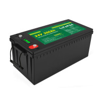 LiFePO4 Akku 24V 200Ah 200A Lithium-Eisen-Phosphat Batterie für Camping Boot Wohnmobil