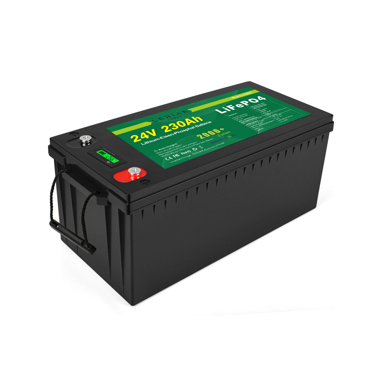LiFePO4 Akku 24V 230Ah 200A Lithium-Eisen-Phosphat...
