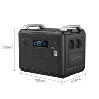 LiFePO4 Powerstation LP2000Y 1997Wh 2000W Output 12V AC USB für Camping Outdoor mobiles Arbeiten