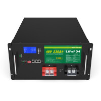 LiFePO4 Akku 48V 230Ah 200A 11040Wh Lithium-Eisen-Phosphat Batterie Solarspeicher PV 0% MwSt.