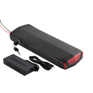 E-Bike Akku 36V 14,5Ah 522Wh Lithium-Ionen Gepäckträgerakku LG Zellen incl. BMS & Ladegerät