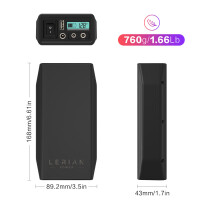 LiFePO4 Akku Powerbank 12V 6,5Ah Lithium-Eisenphosphat USB 5V 6V 9V 12V