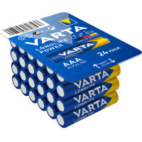 24x Varta Longlife Power 4903 Micro AAA Batterie 1,5V 1260mAh LR03