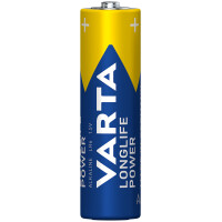 12x Varta Longlife Power 4906 Mignon AA Batterie 1,5V 2960mAh LR6