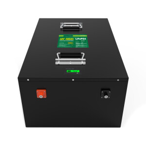 LiFePO4 Akku 48V (51,2V) 200Ah 200A Lithium-Eisenphosphat Batterie für Camping Boot Caravan Wohnwagen Elektromobile Golfwagen