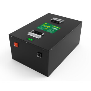 LiFePO4 Akku 48V (51,2V) 200Ah 200A Lithium-Eisenphosphat Batterie für Camping Boot Caravan Wohnwagen Elektromobile Golfwagen