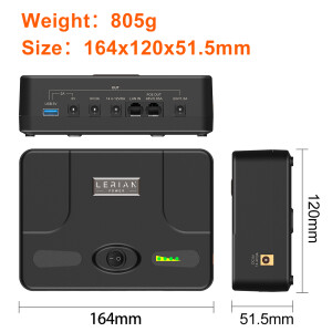 48V POE Powerbank Lithium-Ionen Akku 12,8V 6Ah 76,8Wh LAN Ethernet Energieversorgung
