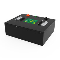 LiFePO4 Akku 48V (51,2V) 100Ah 100A Lithium-Eisenphosphat Batterie für Camping Boot Caravan Wohnwagen Elektromobile Golfwagen