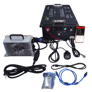 LiFePO4 Akku 72V (73,6V) 125Ah 300A Lithium-Eisenphosphat...