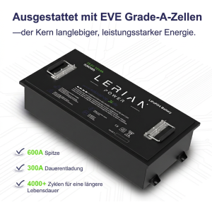 LiFePO4 Akku 72V (73,6V) 125Ah 300A Lithium-Eisenphosphat Batterie für Elektromobile Scooter Golfcarts