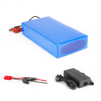 Lithium-Ionen Akku 60V 20Ah 1200Wh Akkupack incl. 50A BMS & Ladegerät für E-Bike Scooter Pedelec